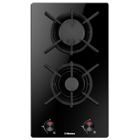 Варильна поверхня Hansa газова, 30см, чавун, чорний Варильна поверхня Hansa газова, 30см, чавун, чорний