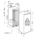 Морозильна камера Liebherr вбудована, 177x55.9х54.6, 209л, Е, NF, диспл внутр., білий Морозильна камера Liebherr вбудована, 177x55.9х54.6, 209л, Е, NF, диспл внутр., білий