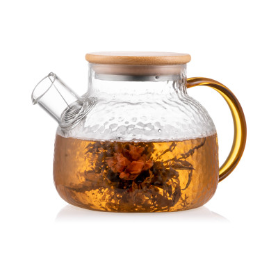 ARDESTO Заварник Gemini Dew 1000мл, боросилікатне скло, бамбук, прозорий ARDESTO Заварник Gemini Dew 1000мл, боросилікатне скло, бамбук, прозорий