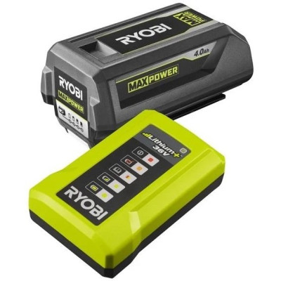 Ryobi Набір акумулятора та зарядного пристрою Max Power RY36BK17B-140 36В 1х4А·год ЗП 1.7А Ryobi Набір акумулятора та зарядного пристрою Max Power RY36BK17B-140 36В 1х4А·год ЗП 1.7А