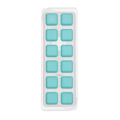 Форма для льоду з кришкою ARDESTO Fresh, 26х9.5х3.5см, силікон, пластик, синій