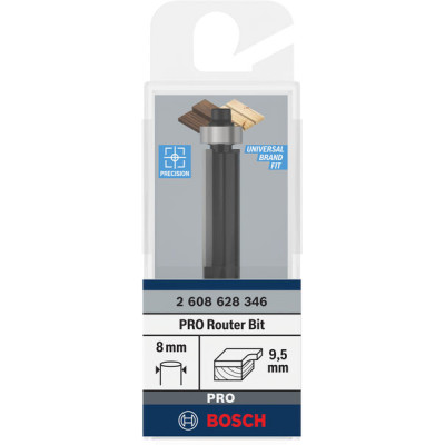 Фреза для вибірки врівень Bosch Professional Std S8 D9.5 L25.4