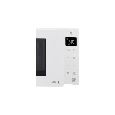 Мікрохвильова піч LG, 23л, електрон. керування, 1000Вт, дисплей, білий