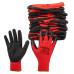 Neo Tools Рукавички робочі комплект 12шт, поліестер з латексним покриттям, р.9, червоно-чорний Neo Tools Рукавички робочі комплект 12шт, поліестер з латексним покриттям, р.9, червоно-чорний