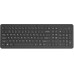 Клавіатура мембранна HP 220, 104key, WL, EN/UK, чорний