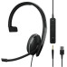Sennheiser Гарнітура комп'ютерна моно On-Ear ADAPT 135T USB II, 3.5мм/USB, односпрямований, сертифікат Microsoft Teams, 1.8м, Чорний