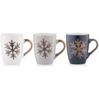Чашка ARDESTO Snowflake, 320мл, кераміка, в асортименті