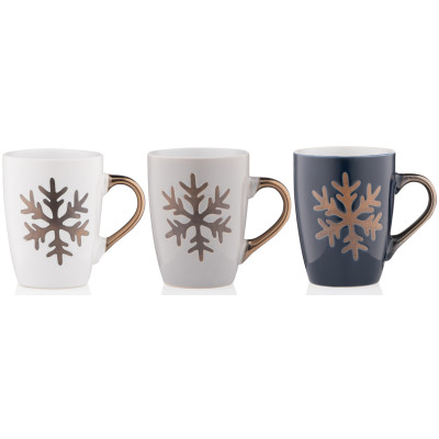 Чашка ARDESTO Snowflake, 320мл, кераміка, в асортименті