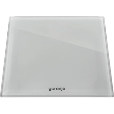 Ваги підлогові Gorenje, 180 кг, дисплей, скло, білий