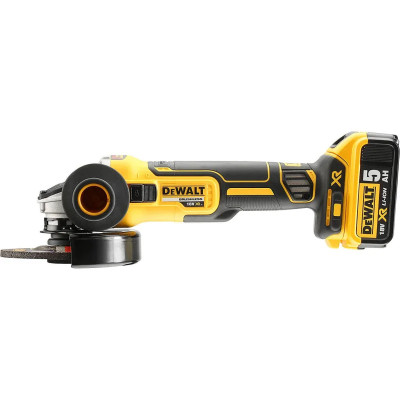 Шліфмашина кутова акумуляторна DeWalt безщіткова 18B XR Li-lon 125мм 9000об/хв кейс 1.74кг без АКБ та ЗП Шліфмашина кутова акумуляторна DeWalt безщіткова 18B XR Li-lon 125мм 9000об/хв кейс 1.74кг без АКБ та ЗП