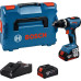 Шурупокрут-дриль акумуляторний Bosch Professional GSB 18V-65 18В 2х5А·год 31·65Нм 0-2100об/хв ЗП GAL18V-40 кейс 1.12кг