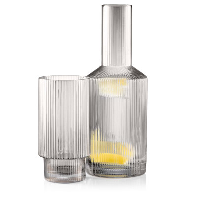 Графин Ardesto Graphite, 800мл, боросилікатне скло, сірий Графин Ardesto Graphite, 800мл, боросилікатне скло, сірий