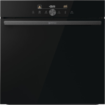 Электрический духовой шкаф Gorenje, 77 л, A+, пар, дисплей, IconTouch, черный