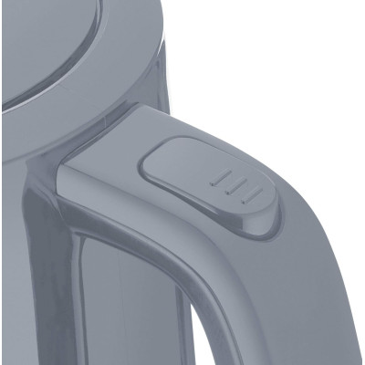 Электрочайник Amica 1.7л, пластик, серый