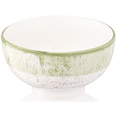 ARDESTO Салатник Siena, 11.5см, порцеляна, біло-зелений