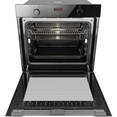 Духова шафа Hansa електрична, 77л, A, дисплей, конвекція, чорний