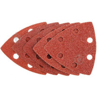 Шліфувальний папір трикутний GRAPHITE, тип DELTA 93x93мм, K60, на липучці, 5шт Шліфувальний папір трикутний GRAPHITE, тип DELTA 93x93мм, K60, на липучці, 5шт