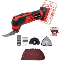 Багатофункціональний інструмент акумуляторний реноватор Einhell TE-MG 18/1 Li - Solo PXC 18В набір насадок 0.83кг без АКБ та ЗП Багатофункціональний інструмент акумуляторний реноватор Einhell TE-MG 18/1 Li - Solo PXC 18В набір насадок 0.83кг без АКБ та ЗП