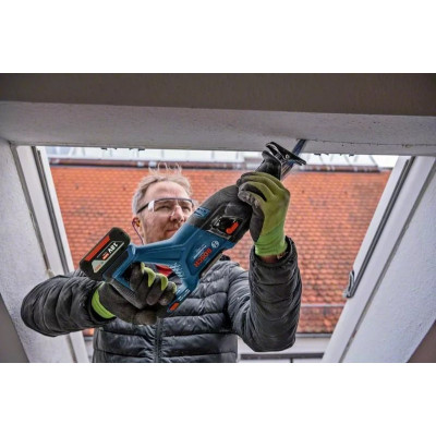 Bosch Пила шабельна акумуляторна GSA 185-LI, 18 В, пропил 230мм, хід 28мм, 3.2кг без АКБ та ЗП