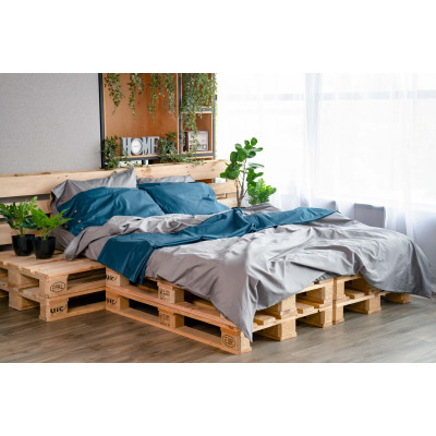 Підковдра ARDESTO Mix&Match, 200х220см, 100% бавовна, сатин, сірий