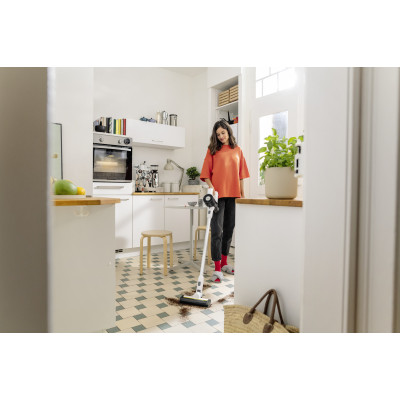 Пилосос Karcher безпровідний KVA 2, конт пил -0.6л, автон. робота до 40хв, вага-2.06кг, білий Пилосос Karcher безпровідний KVA 2, конт пил -0.6л, автон. робота до 40хв, вага-2.06кг, білий