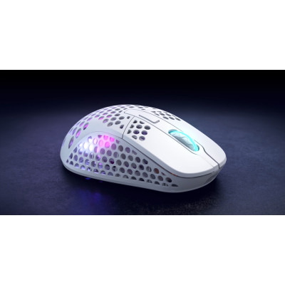Миша Xtrfy M4, WL/USB-A, RGB, білий