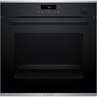 Духова шафа Bosch електрична, 71л, A+, дисплей, конвекція, пара, телескопічні направляючі, чорний