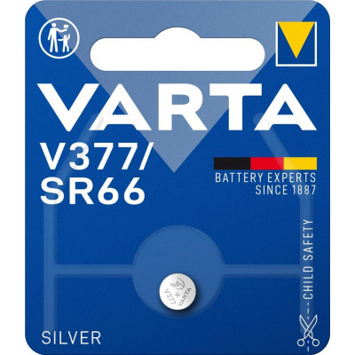 Батарейка Varta срібно-цинкова V377 (AG4, LR626, SR626SW, 177)  блістер, 1 шт