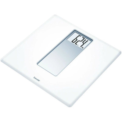 Beurer Ваги підлогові, 150кг, 1хСR2032 в комплекті, пластик, білий Beurer Ваги підлогові, 150кг, 1хСR2032 в комплекті, пластик, білий