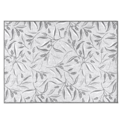 Килимок для сушіння посуду ARDESTO Grey leaves 38x51см, 100% поліестер, cірий