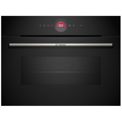 Духова шафа Bosch електрична компактна, 45л, A, дисплей, конвекція, ф-ція мікрохвиль, чорний Духова шафа Bosch електрична компактна, 45л, A, дисплей, конвекція, ф-ція мікрохвиль, чорний