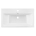 Раковина, умивальник ARDESTO Sati, штучний камінь, прямокут., з отвором для змішувача, з отвором для переливу, 495x390x158мм, накладний, білий