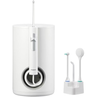 Іригатор Panasonic стаціонарний, чаша 600 мл, від мережі , 4 насадки, білий