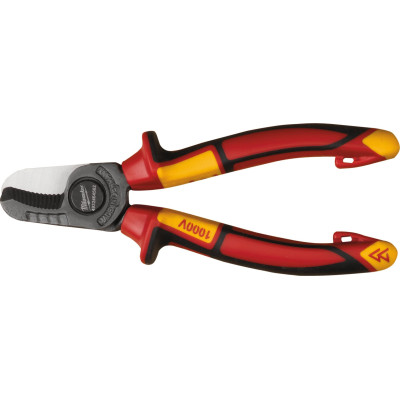 Кабелеріз Milwaukee, діелектричний, для робіт під напругою 1000В, 160мм, 0.185кг