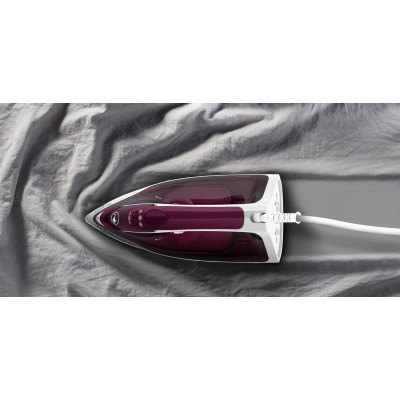 Утюг Tefal Express Steam, 2400Вт, 270мл, паровой удар -160гр, постоянный пар - 30гр, керам. подошва, бордовый Утюг Tefal Express Steam, 2400Вт, 270мл, паровой удар -160гр, постоянный пар - 30гр, керам. подошва, бордовый