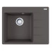 Мийка кухонна Franke Centro, фраграніт, прямокутник, з крилом, 620х500х200мм, чаша - 1, врізна, CNG 611-62 TL, сірий сланець