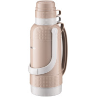 ARDESTO Термос Gemini Gourmet 3200 мл, пластик, скляна колба, коричневий