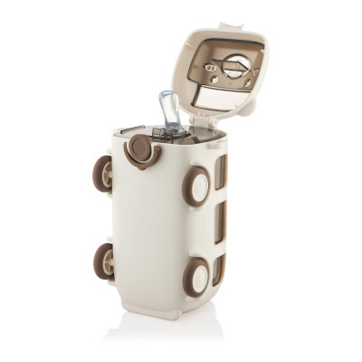 Пляшка для води ARDESTO Bear Bus 500мл, пластик, білий