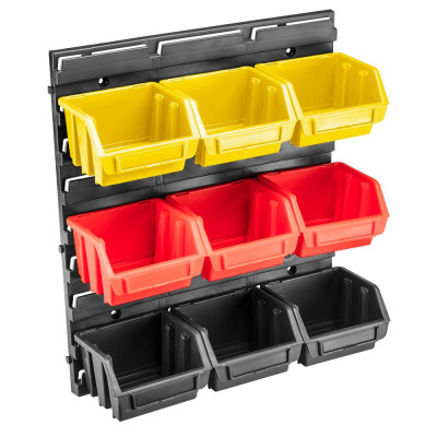 Topex Панель для майстерні, 9 лотків, 345x385x125 мм Topex Панель для майстерні, 9 лотків, 345x385x125 мм