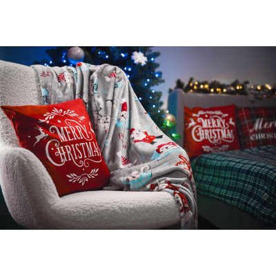 Плед ARDESTO Flannel 160х200см, 100% поліестер, різдвяні котики Плед ARDESTO Flannel 160х200см, 100% поліестер, різдвяні котики