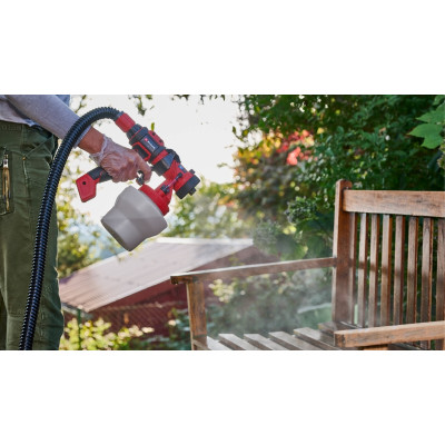 Набір до акумуляторного фарборозпилювача Einhell TE-SY 18/90 Li 1200мл голова 3 форсунки