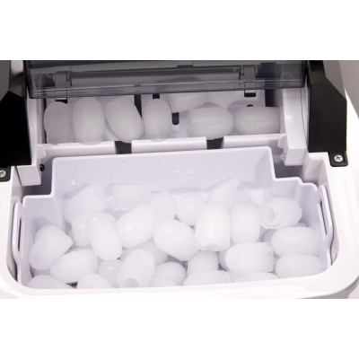 Льодогенератор побутовий Gorenje, 12кг/добу, 1,3л, дисплей, сріблясто - чорний Льодогенератор побутовий Gorenje, 12кг/добу, 1,3л, дисплей, сріблясто - чорний