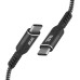 2E Кабель USB-C - USB-C PD 3.1 240W Aluminum Shell 1m Black