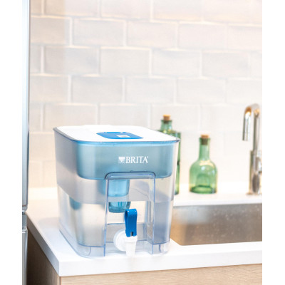 Фільтр-глечик Brita Flow Memo MXPro 8.2л (5.2л очищеної води) з фільтр-картриджем, синій
