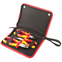 Набір інструментів Tolsen Premium, діелектричний, для електрика 1000В, 3шт