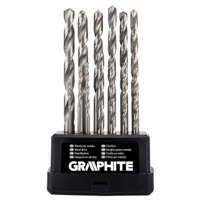 Набір свердел по металу GRAPHITE HSS HSS-G 1.5-6.5мм кейс 13шт
