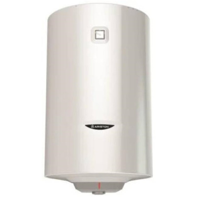 Водонагрівач електр. Ariston PRO1 R 80 V 1,8K PL EU круглий 80л, 1,8кВт, мех. кер-ння, С, Італія, білий