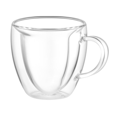 Набір чашок з ручками і подвійними стінками Ardesto, 330мл, 2шт, боросилікатне скло, прозорий (AR2633BHL) Набір чашок з ручками і подвійними стінками Ardesto, 330мл, 2шт, боросилікатне скло, прозорий (AR2633BHL)