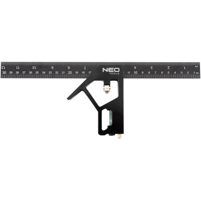 Кутник Neo Tools, 30см, алюміній, рукоятка з високою точністю нахилу Кутник Neo Tools, 30см, алюміній, рукоятка з високою точністю нахилу