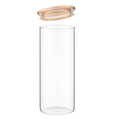 Банка для зберігання ARDESTO Fresh 1600мл, скло, пластик, прозорий Банка для зберігання ARDESTO Fresh 1600мл, скло, пластик, прозорий